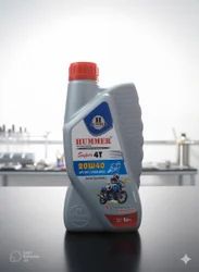 Private label engine oil bottle manufactured by Petroblast Lubricants in India